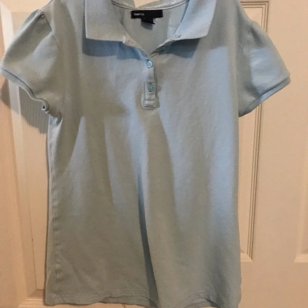 Girls Gap Kids Baby Blue Shirt XXL 14/16